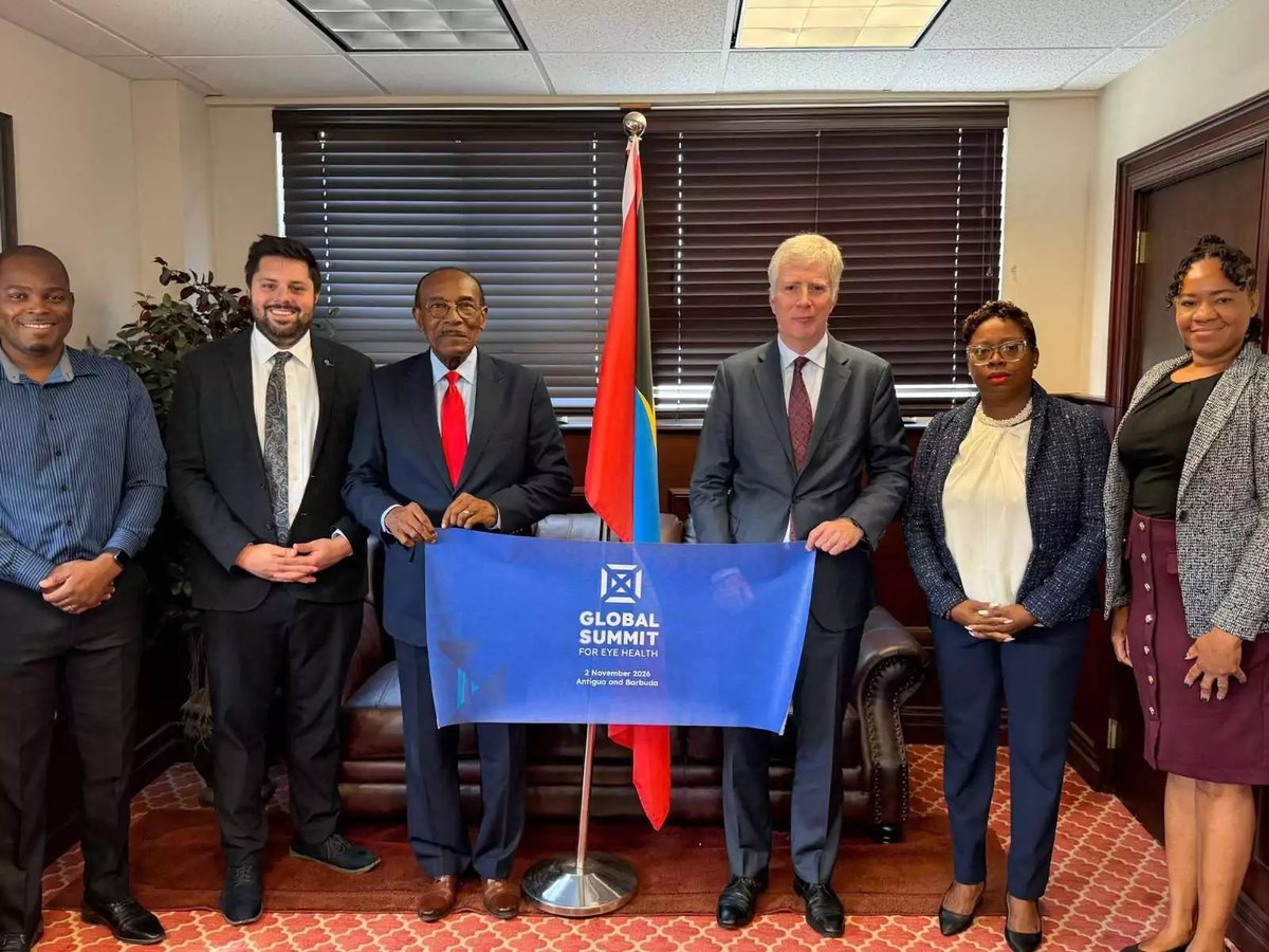 Minister Joseph Meets IAPB Leaders Ahead of CHOGM 2026 Eye Health Summit