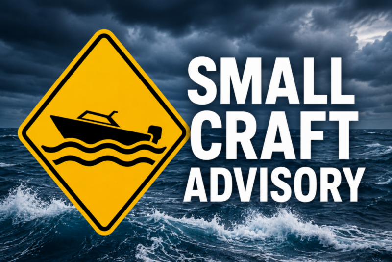 Met Office Issues Small Craft Advisory as Rough Seas Expected Through Wednesday