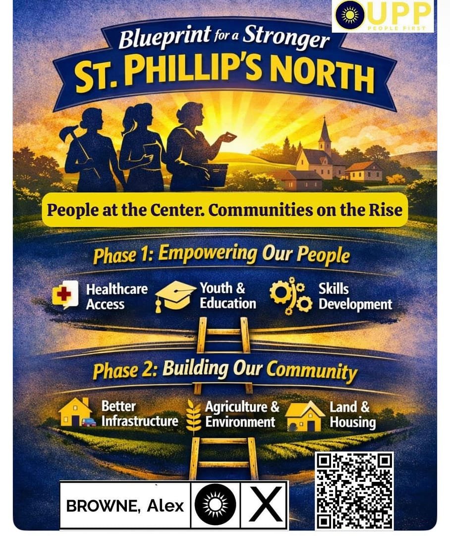 UPP's Alex Browne Releases Development Blueprint for St. Philip's North By-Election
