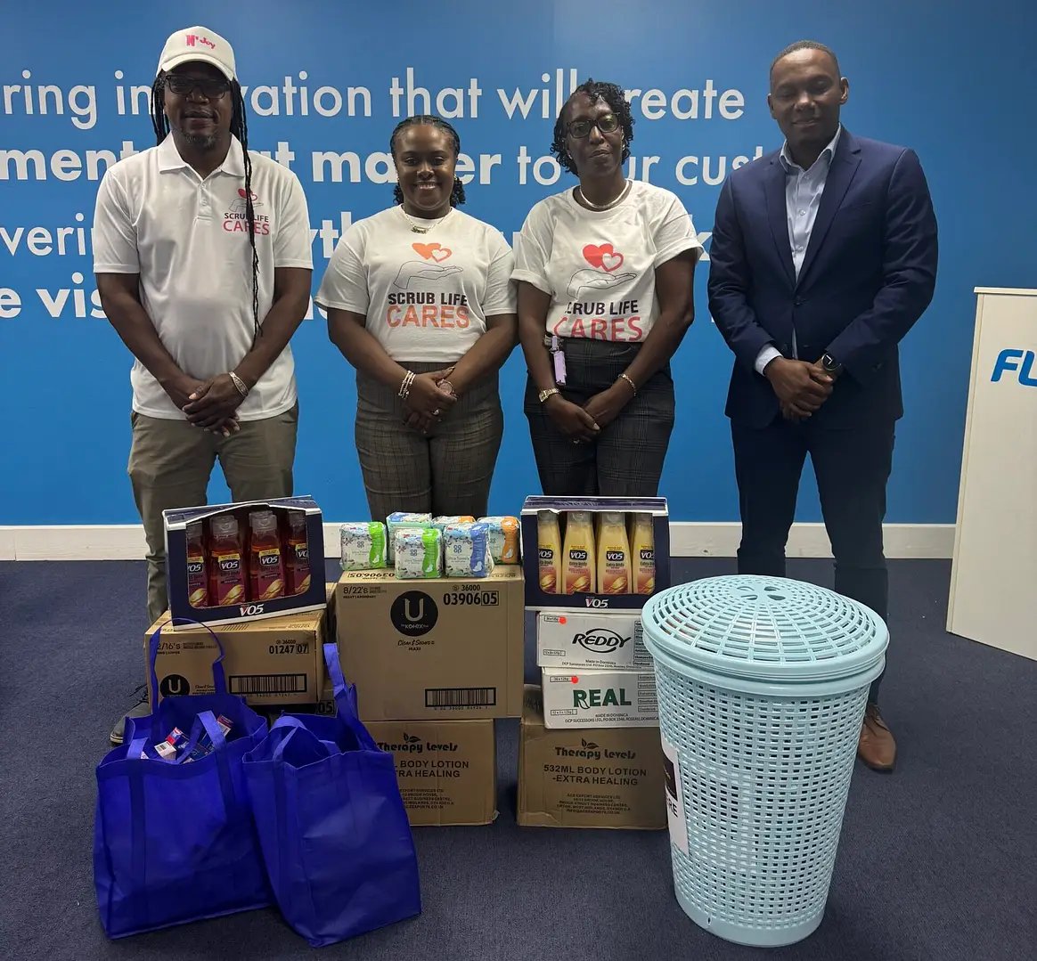 Flow Antigua and Barbuda Partners with Scrub Life Cares in Women's Month Giving Drive
