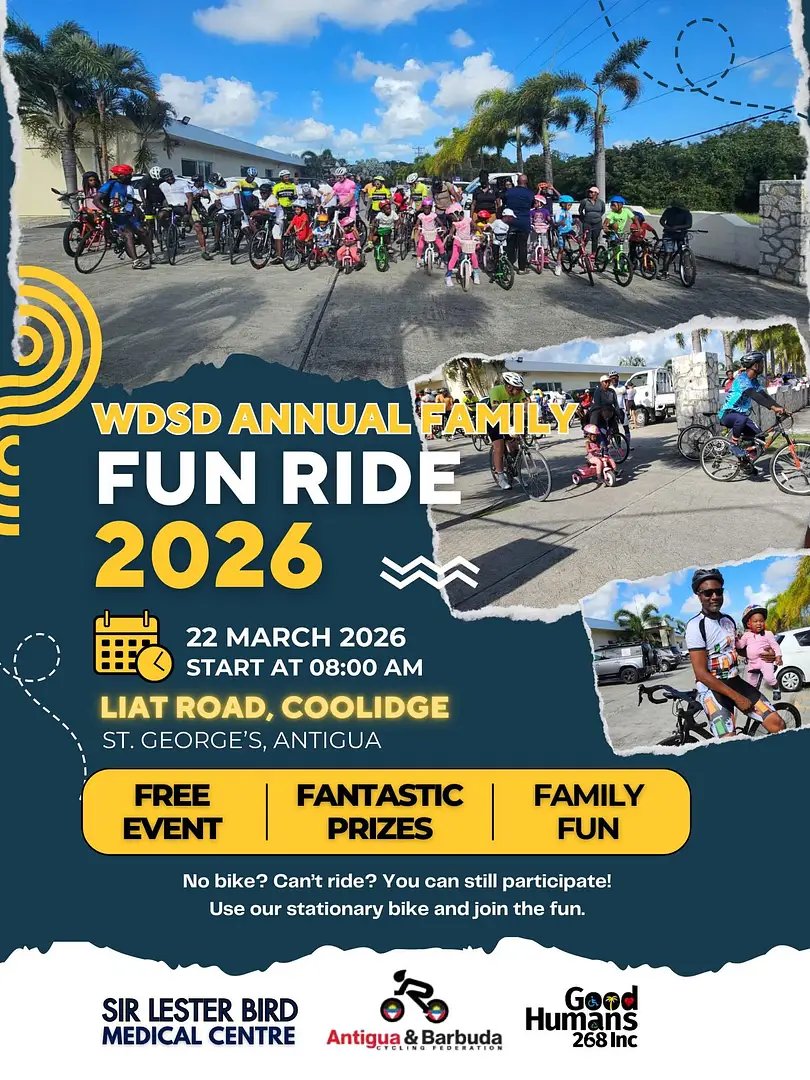 Sir Lester Bird Medical Centre Hosts Family Fun Ride for Down Syndrome Awareness
